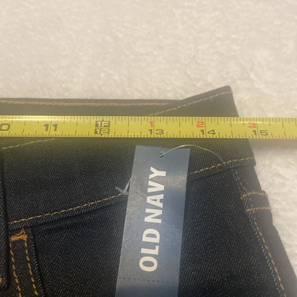 OLD NAVY NWT Size 6 Dark Blue The Rock Star Bermuda Blue Jean Shorts - Picture 5 of 12